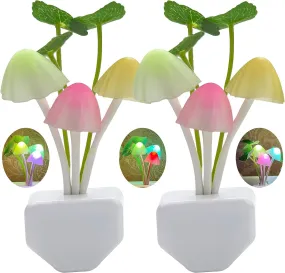 0239 Night Light Mushroom Lamp (Colorful, 1Pcs)