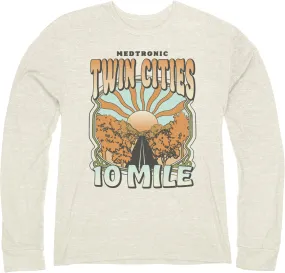 10-Mile Tri-Blend Long Sleeve - Oatmeal (Unisex Sizing)