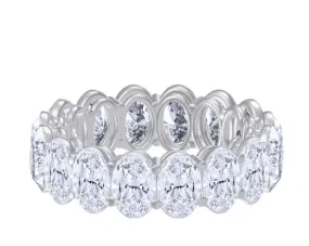 10k Oval Eternity Band- in stock