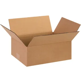 13 x 10 x 5 Flat Corrugated Boxes