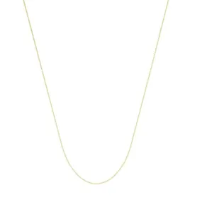 18 INCH YELLOW GOLD BOX CHAIN