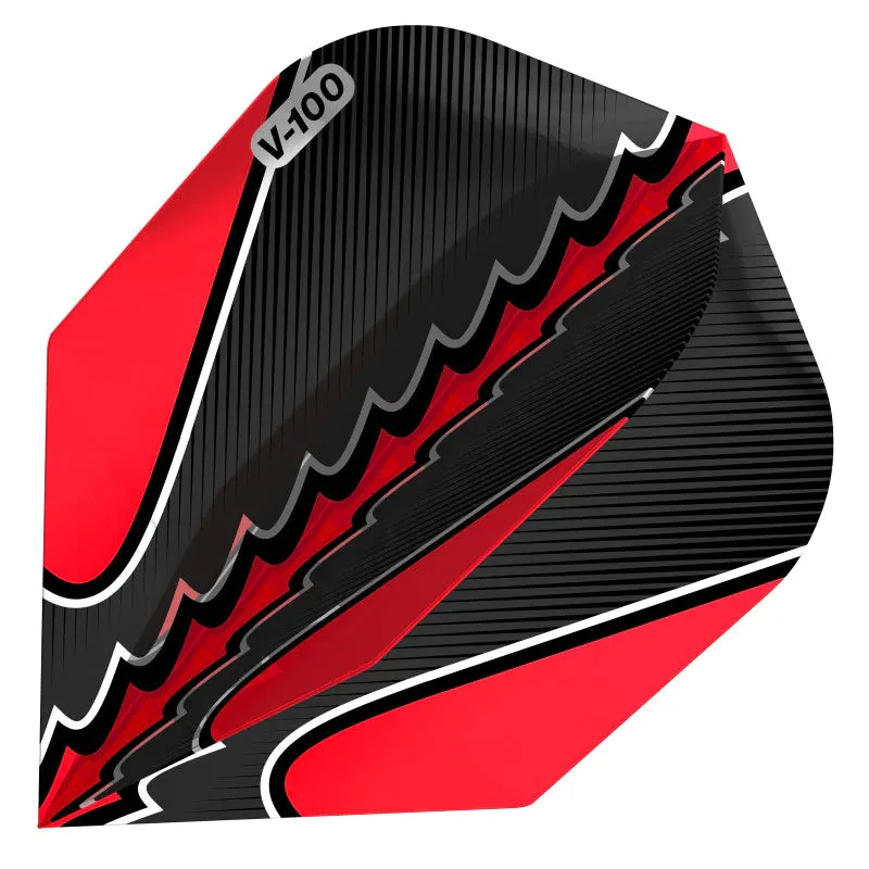 30-1820 Viper V-100 Flux Flights Standard Black / Red