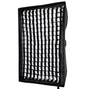 80x120cm (31.4x47.2") Portable Rectangular Softbox with 5cm Grid