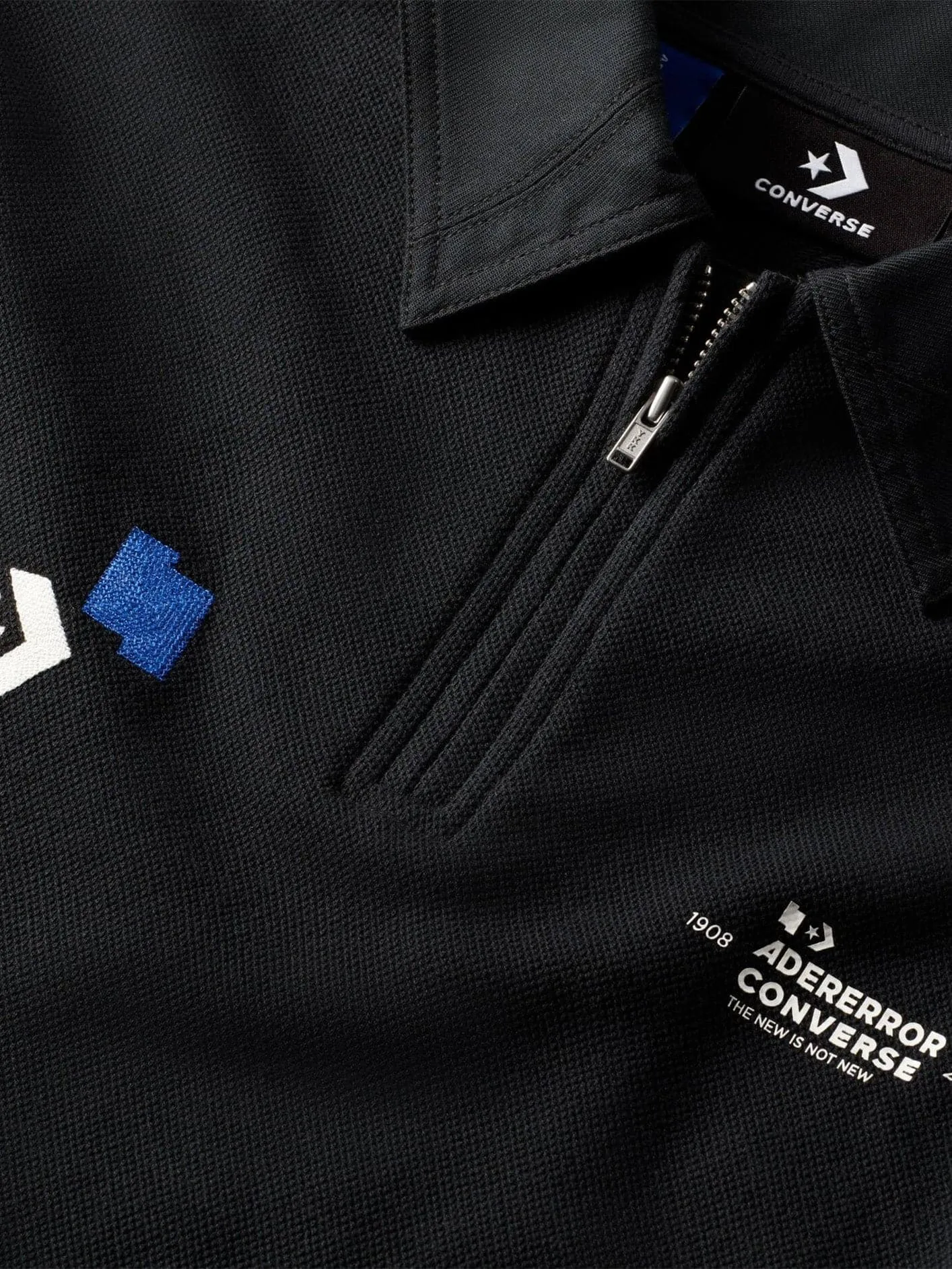 Ader Error x Converse Shapes Polo T-Shirt "Black"