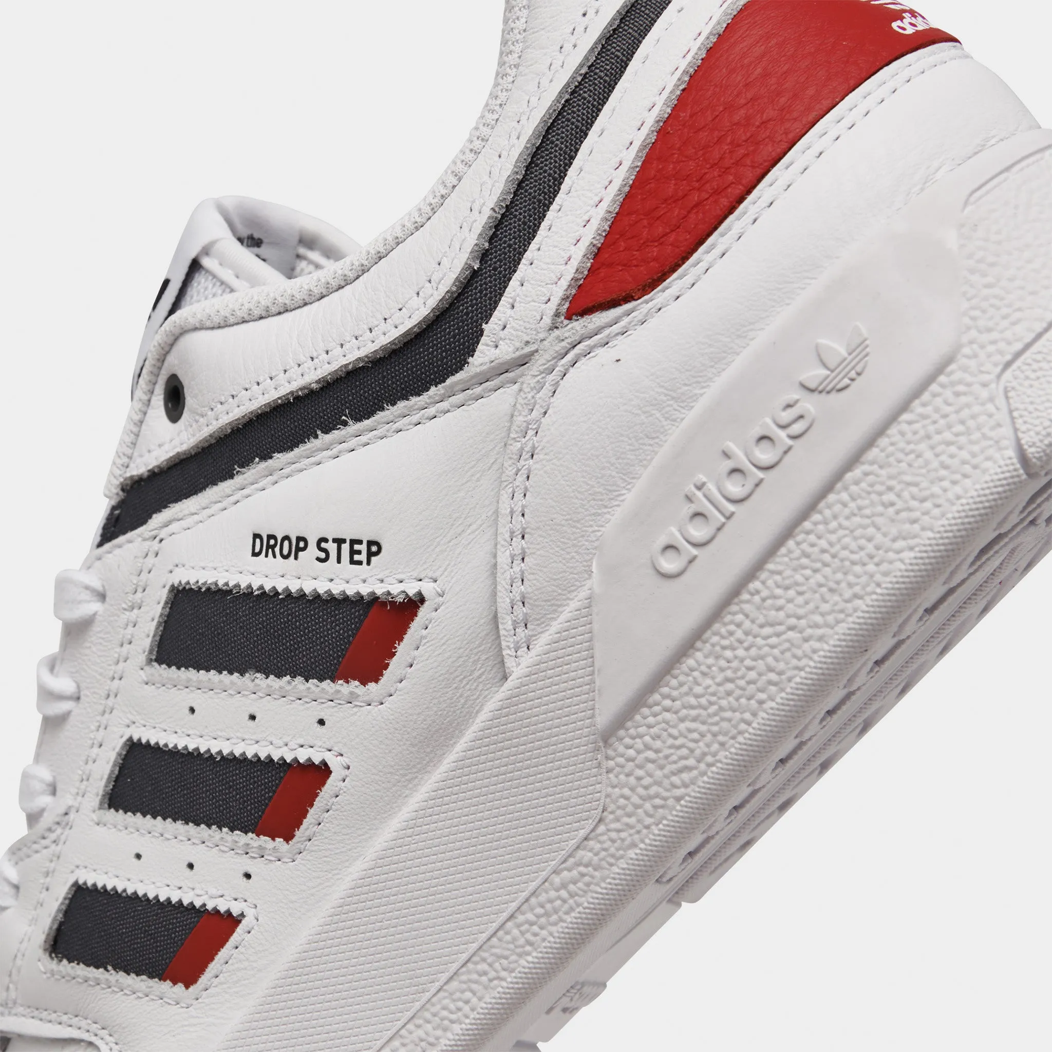 adidas Dropstep White / Blue - Red