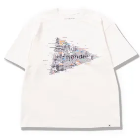 And Wander Noizy Logo Printed T-Shirt White