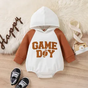 Baby Gameday Hoodie Rompers