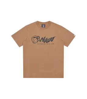 BBC X NUWO OG LOGO T-SHIRT - BROWN