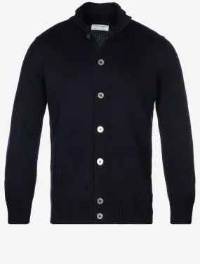 Button Up Cardigan Navy