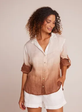 Capri Button Down - Coconut Ombre Dye