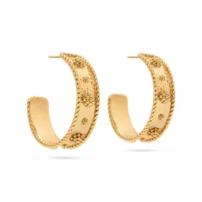 CAPUCINE DE WULF - BERRY HOOP EARRINGS