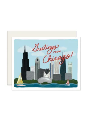 Chicago Greetings Card