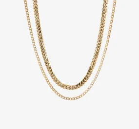 Cuban Chain Set | Gold