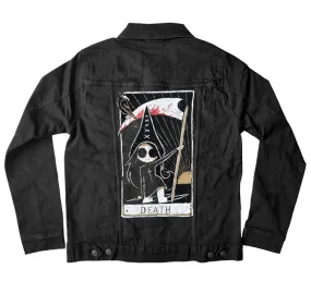 Death Card Denim Jacket