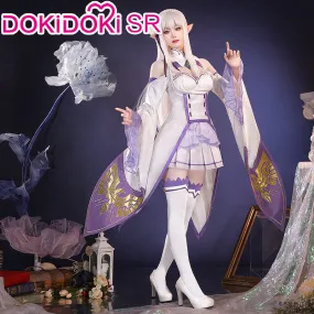 DokiDoki-SR Anime Cosplay Costume Women Purple Fantasy Dress