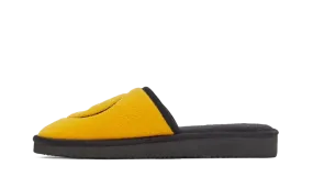 DREW HOUSE Yellow & Black Painted Mascot Slippers