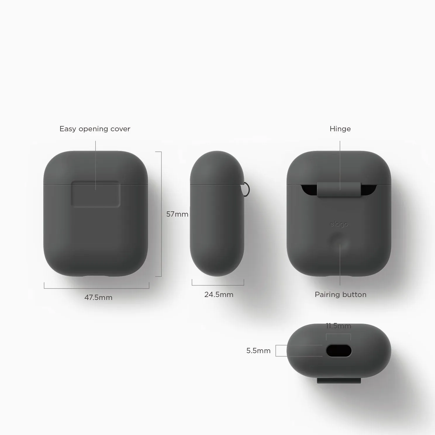 ELAGO Silicone Case for AirPods