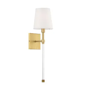 Elaine 1 Light Wall Sconce - Brass