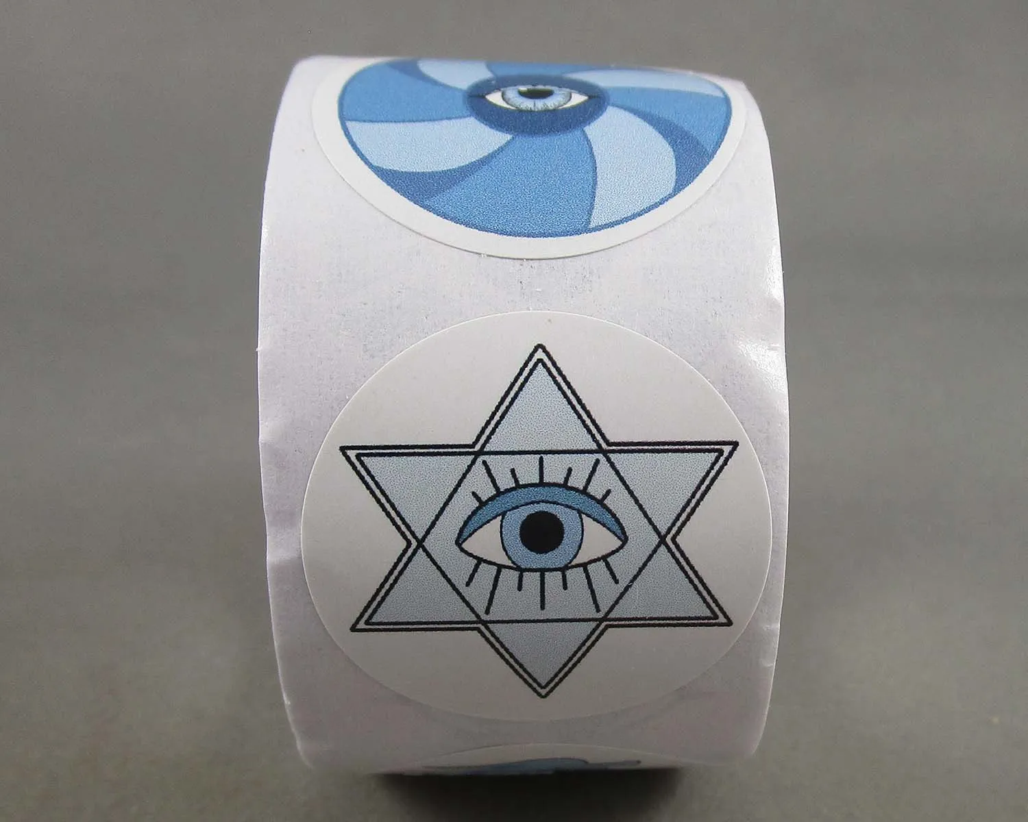 Evil Eye Protection Stickers 25mm 1 Roll (G061-2)