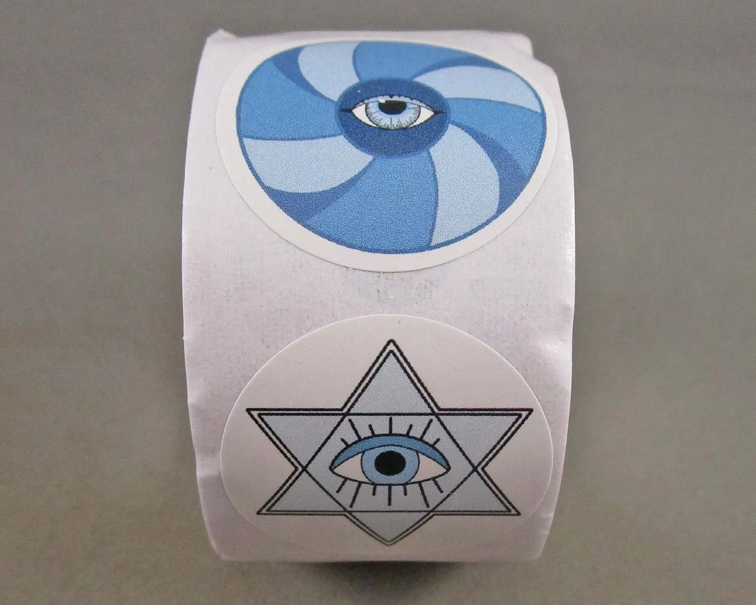 Evil Eye Protection Stickers 25mm 1 Roll (G061-2)