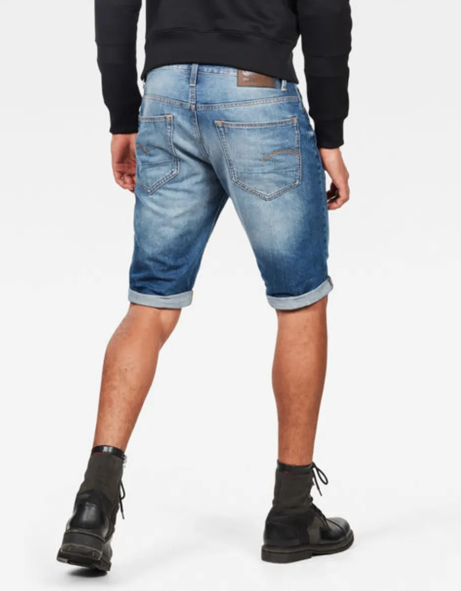 G-Star 3301 Denim Shorts (Medium Aged)