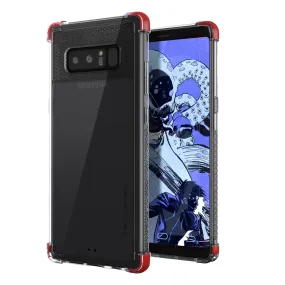 Galaxy Note 8 Ultra Shock Drop Protection Metal Case | Red