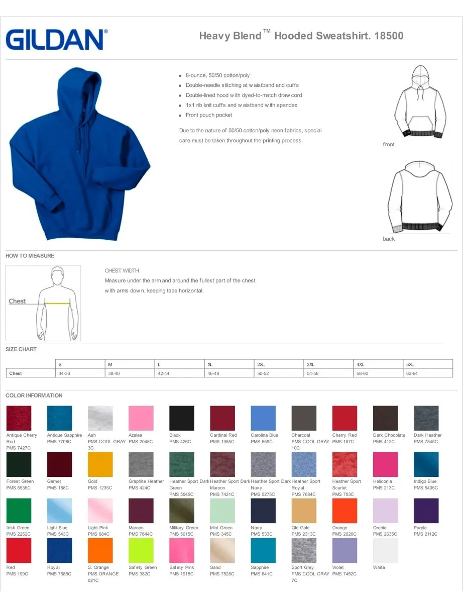 Gildan®  Heavy Blend™ Hooded Sweatshirt