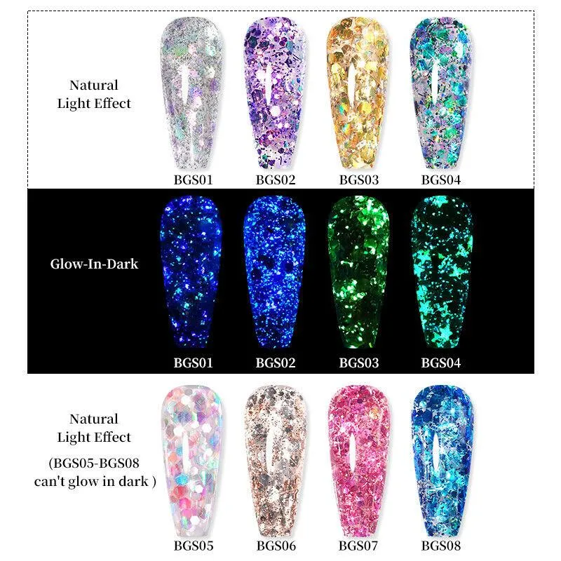 Glitter Sequins Gel Born Pretty