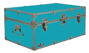 Happy Camper Steel Footlocker Trunk 32x18x13.5" doogma doogma