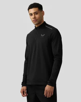 Heren Apex Aeromesh Quarter Zip - Zwart