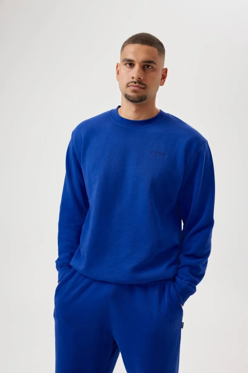 INSPORT UNISEX ALASKA ROYAL BLUE CREW SWEATSHIRT