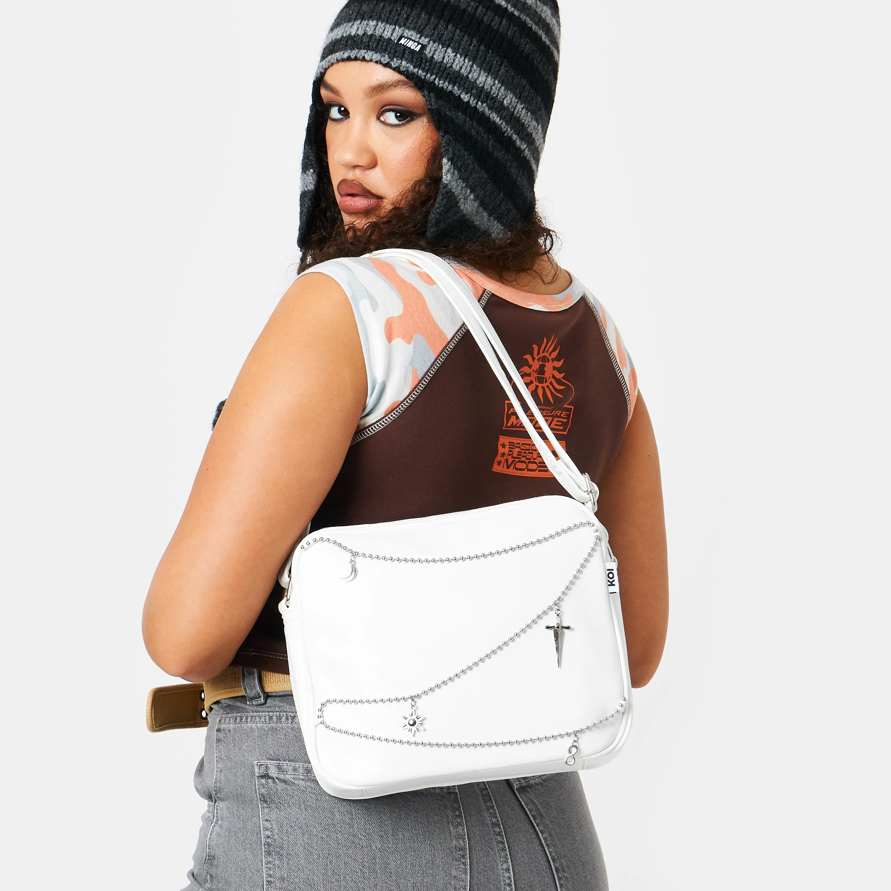 Jinx Mystic Charm White Shoulder Bag