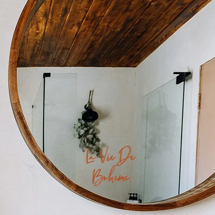 La Vie De Boheme Mirror Decal