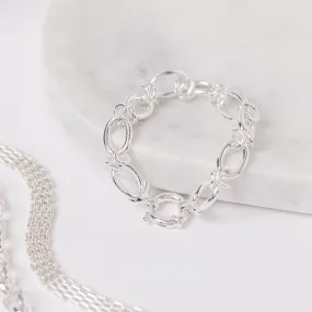 Long Oval Link Bracelet