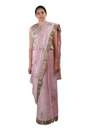 Mauve Pink Saree