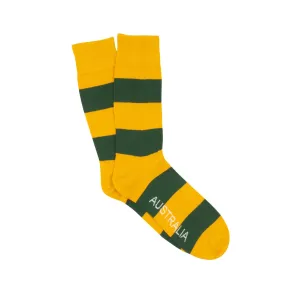 Men's Australia Striped Cotton Socks