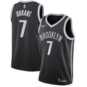 Men's Brooklyn Nets Kevin Durant Icon Edition Jersey Black