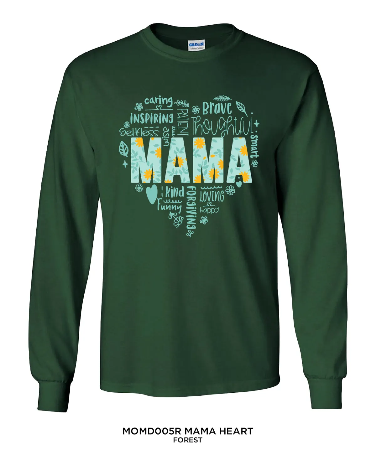 Missy Mama Heart Long Sleeved Tee