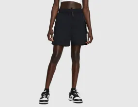 Nike Sportswear Women's Essential Woven High-Waisted Shorts Black / White