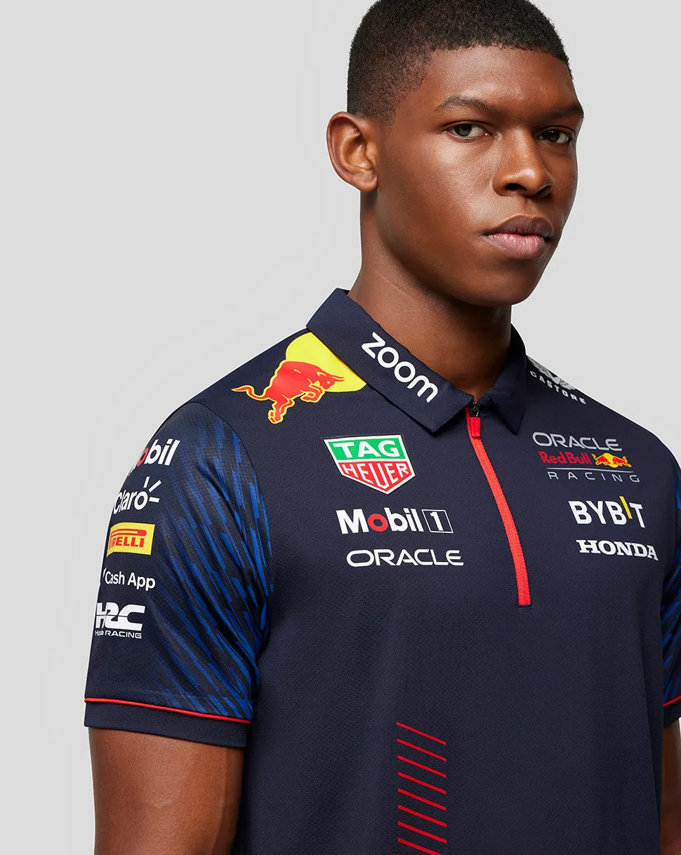 ORACLE RED BULL RACING HEREN SS POLO SHIRT - DONKERBLAUW