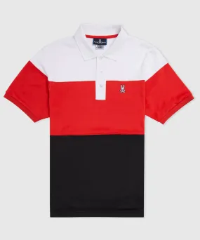 Psycho Bunny Kipps Sports Polo - Red Spice