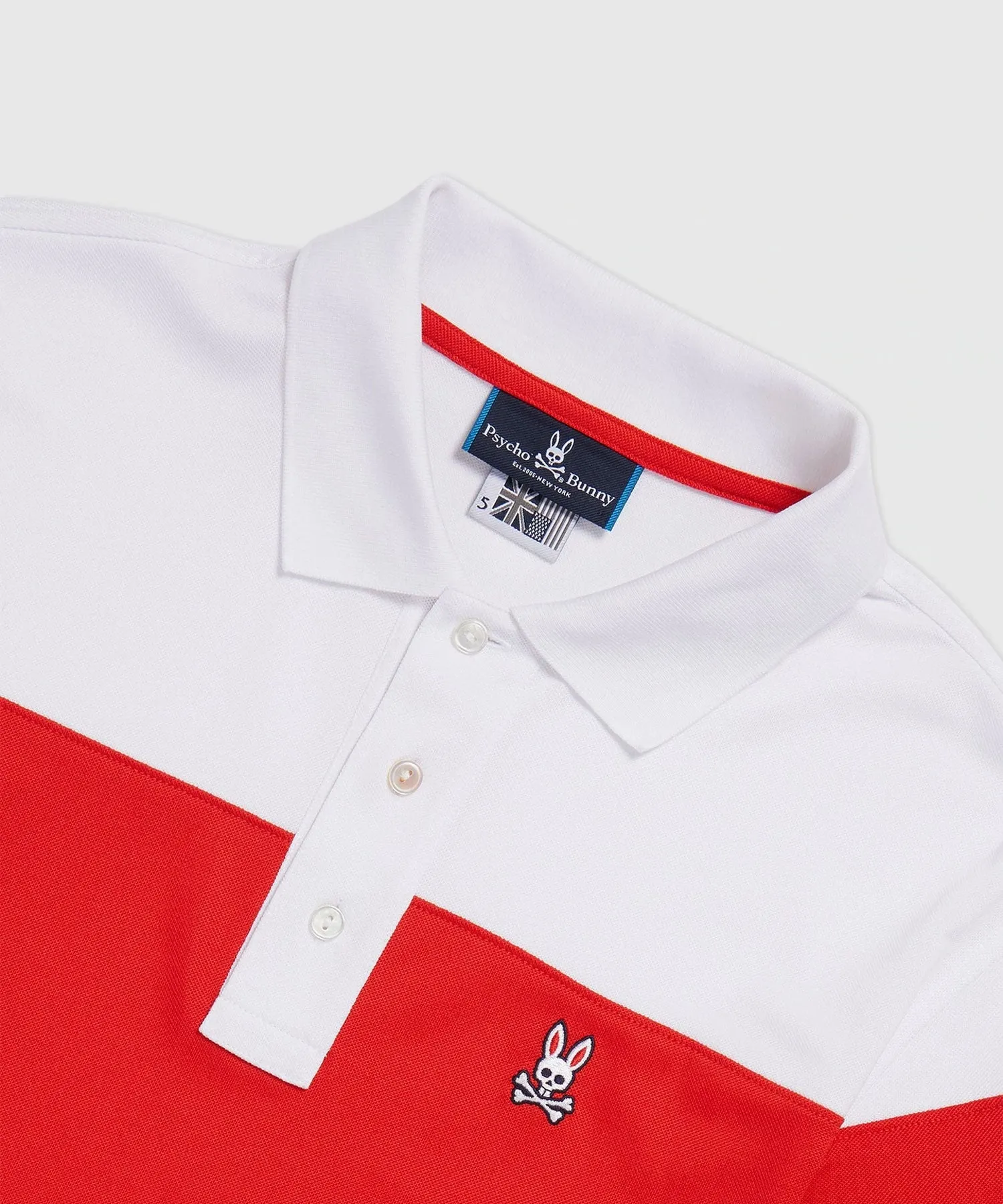 Psycho Bunny Kipps Sports Polo - Red Spice