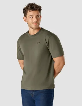 Supima T-Shirt Box Fit Legacy Remote Green