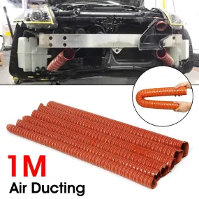 Universal Car Air Ducting Pipe Flexible Air Vent Hose Tube Hot Cold Cooling Transfer Extractor 76/70/60/57/51/45mm