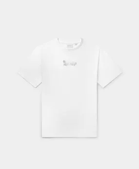 White Scratch Logo T-Shirt