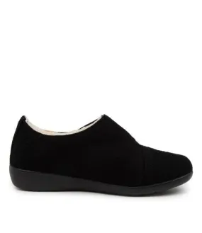 Ziera Fliss Black slippers